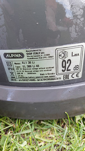 Akutoitega muruniiduk ALPINA (3 foto / 5)