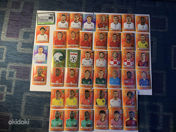 Vahetage Panini World Cup 2022 korduskleebised