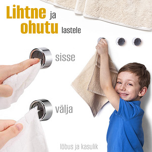 Vannitoa ja köögi konks, käterätikuhoidja (4 foto / 6)