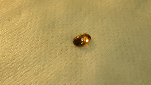 Sphene; looduslik;0,93ct; kollane roheline; Madagaskar; Si-1; (3 foto / 10)