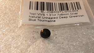 Turmaliin, looduslik; 1,31 ct; sinakasroheline;indigoliit; V (6 foto / 7)