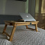 Бамбуковый столик для ноутбука с активным охлаждением (фото #3)