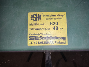 Killustiku pritsi käru. kruusa vihmuti (4 foto / 4)