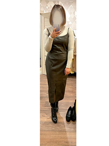 Eco-leather strap dress (4 foto / 5)