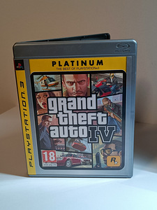PS3 Grand Theft Auto IV (GTA 4) + kaart (1 foto / 3)