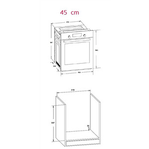 Simfer Oven 4207BERIM 47 L, Width 45 cm (3 foto / 3)
