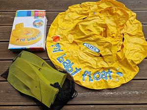 Laste rõngas istmega Intex, D70 cm + laste lestad