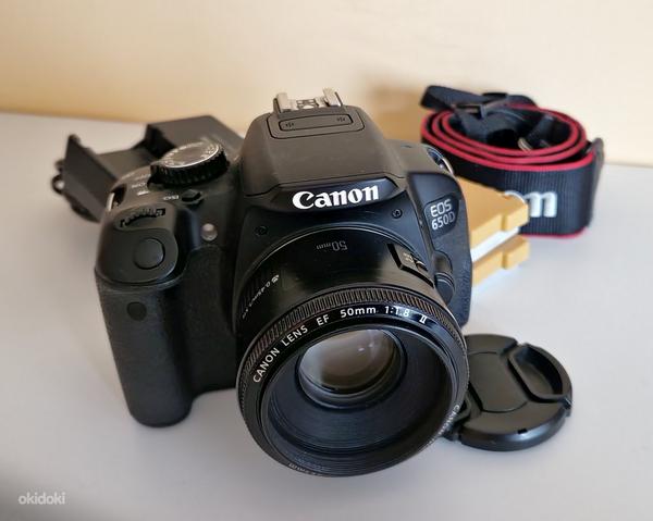 Корпус Canon EOS 650D + 50mm 1.8 II (фото #1)