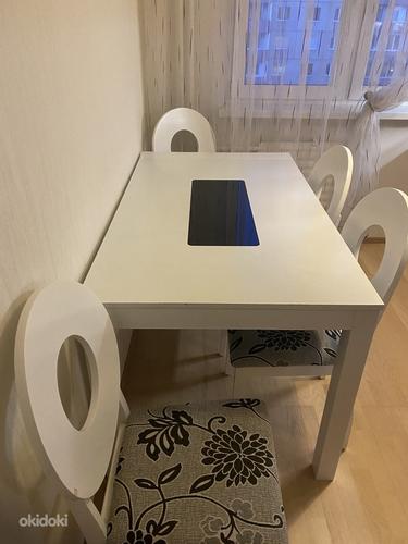 Кухонный стол с 4 стульями (фото #2)