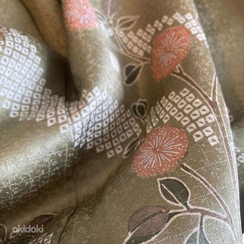 Винтажное шелковое кимоно (фото #6)