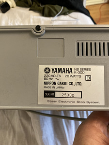 Yamaha k-300 (3 foto / 3)