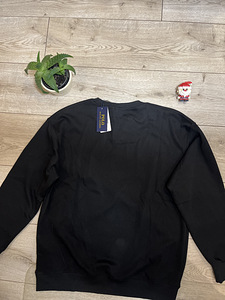 Чёрный свитшот Ralph Lauren с белым логотипом (L) (2 фото из 2)