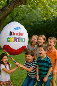 Müün piñatat "Kinder-surprise"