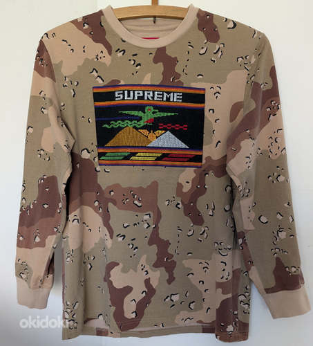 Supreme Needlepoint Desert Camo pikkade varrukatega särk