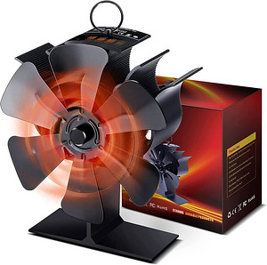 6 teraga ahjuventilaator / kamina ventilaator + termomeeter (1 foto / 5)