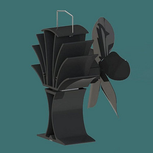 Võimas 5 tiivikuga ahjuventilaator / kamina ventilaator (2 foto / 5)