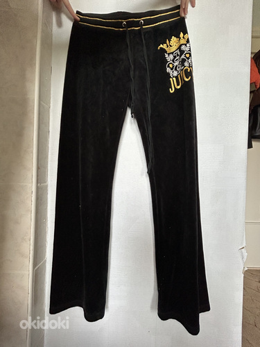 Винтажные штаны juicy couture на низкой посадке (фото #2)