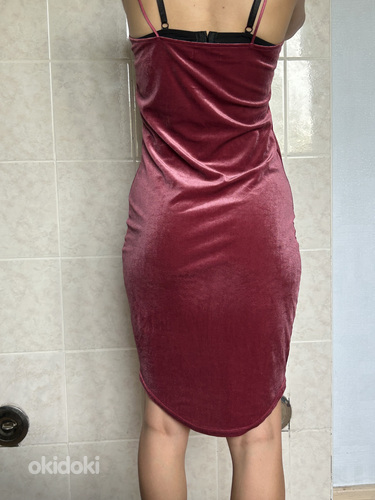 Женское велюровое платье (фото #2)