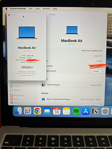 MacBook Air M2 (2022), 16GB/256GB, 13” (9 foto / 10)