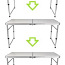 НОВЫЙ! Складной алюминиевый походный набор: стол + 4 стула (фото #4)