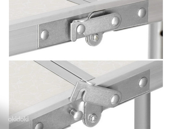 UUS! Kokkupandav alumiiniumist matkakomplekt: laud + 4 tooli (foto #6)
