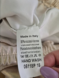 Uus siltidega kullatud püksid. Made in Itaalia (2 foto / 2)