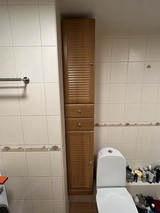 Vannitoakapp, vannitoapeegel, valamu kraanikaussiga (1 foto / 4)
