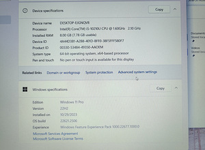 Lenovo E15 i5-10210U/8GB/256gb veaga (2 foto / 3)