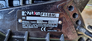 PÄRAMOOTOR PARSUN F15BMS (5 foto / 6)