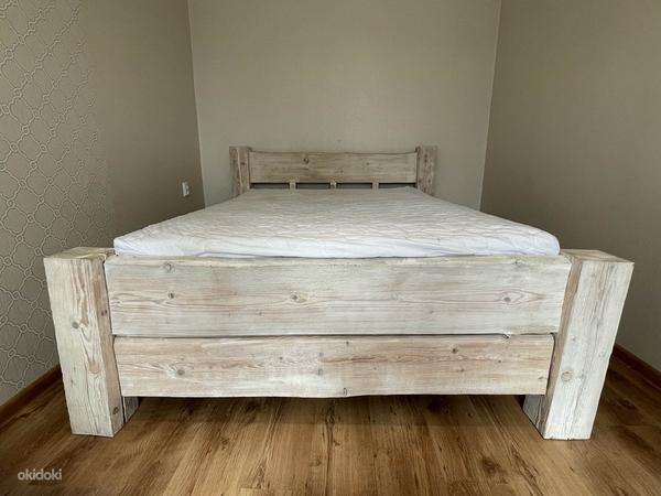 Массивная деревянная кровать 140x200 (фото #6)