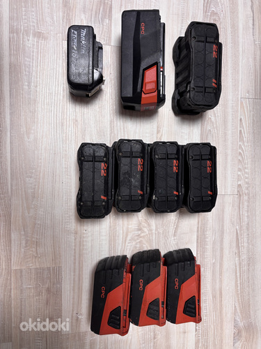 Аккумуляторы Hilti B22/B36 и Makita 18V оригинал