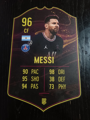 Leo Messi 2022 mängija kaart
