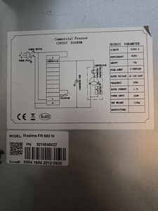 Sügavkülmik Maxima FR600W (6 foto / 7)