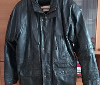 Куртка кожаная утепленная XL