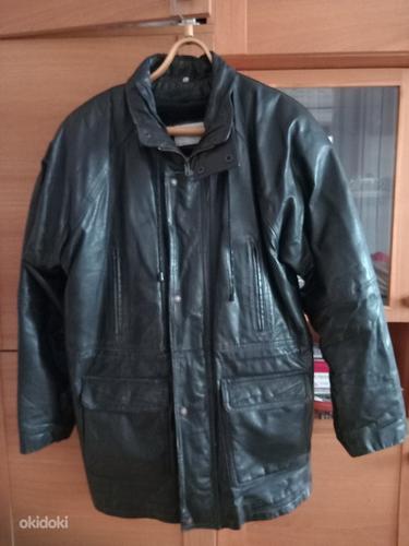 Куртка кожаная утепленная XL (фото #1)