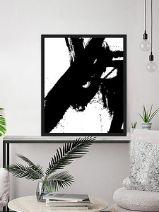 Джейкоб Баден Цифровая печать в рамке Franz Kline V1 (2 фото из 3)