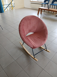 Kiiktool "Annika" samet katega kiiguv tugitool *ILUVEAGA (5 foto / 6)