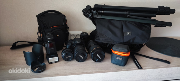 Canon kaamera, 3 objektiivi