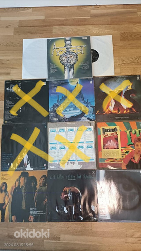 LPs Nazareth, AC/DC, VAN HALEN, ACCEPT, FOREIGNER (foto #2)