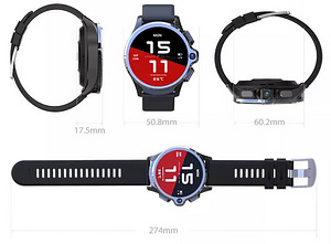 KOSPET Prime Black Smart Watch Phone (2 foto / 3)