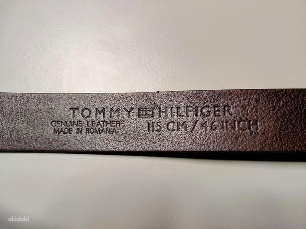 Новый кожаный ремень 115 см Tommy Hilfiger (фото #3)