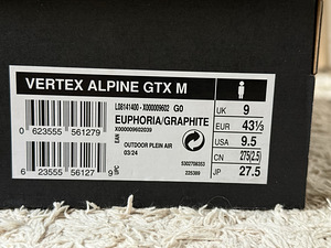 Кроссовки Arcteryx VERTEX ALPINE GTX M (3 фото из 4)