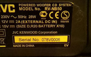 JVC boombox ja Sony V13 kõlar (3 foto / 6)