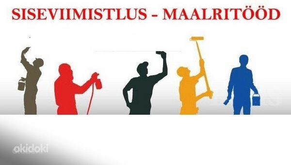 SISEVIIMISTLUS-MAALRITÖÖD,KORTERI REMONT, PISITÖÖD
