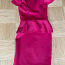Шикарное розовое платье, размер S (фото #3)