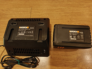 WORX 3 AKUD (40V) + LAADIJA (2 foto / 2)