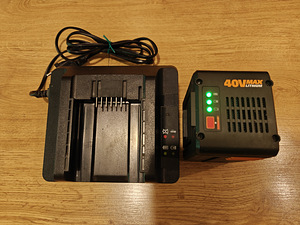 WORX 3 AKUD (40V) + LAADIJA (1 foto / 2)
