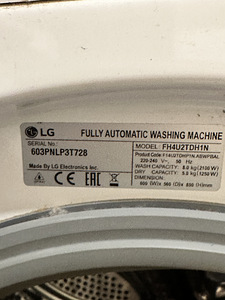 Pesumasin LG 8kg FH4U2TDH1N (5 foto / 6)