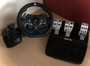 Logitech G920 Rool, pedaalid ja käigukang (1 foto / 4)
