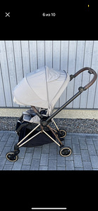 Коляска Cybex Mios V3 Pearl Grey с рамой Rose Gold (4 фото из 9)